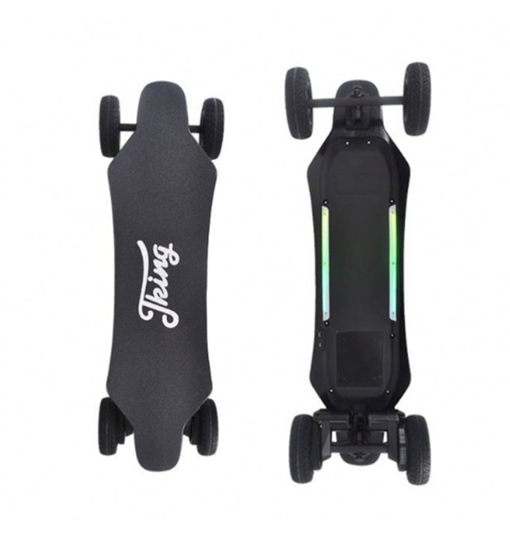 Custom Ruote Electric Flying Board Sport Off Road Elettrico Longboard Motorized Skateboard 800w Acrylic Longboard