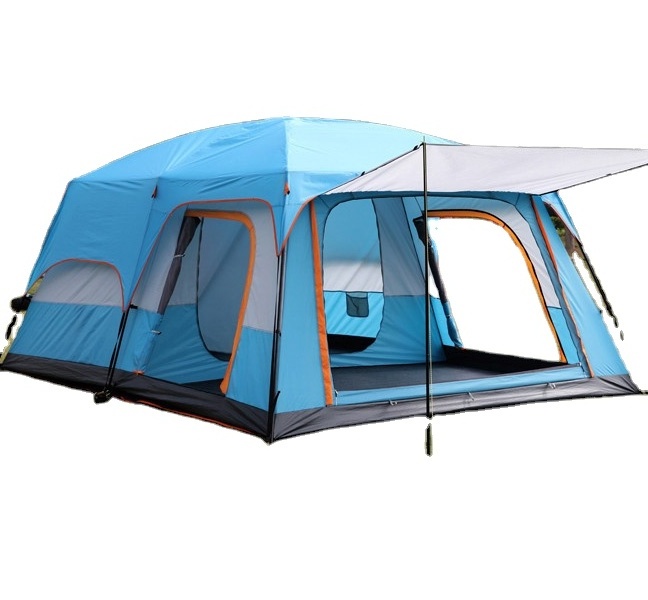 Tenda Gunung Carpa 2 Personas Man Big Roof Top Kitchen Canvas Swag Portable Beach Hemp Bivy 10 Person Camping  Tent