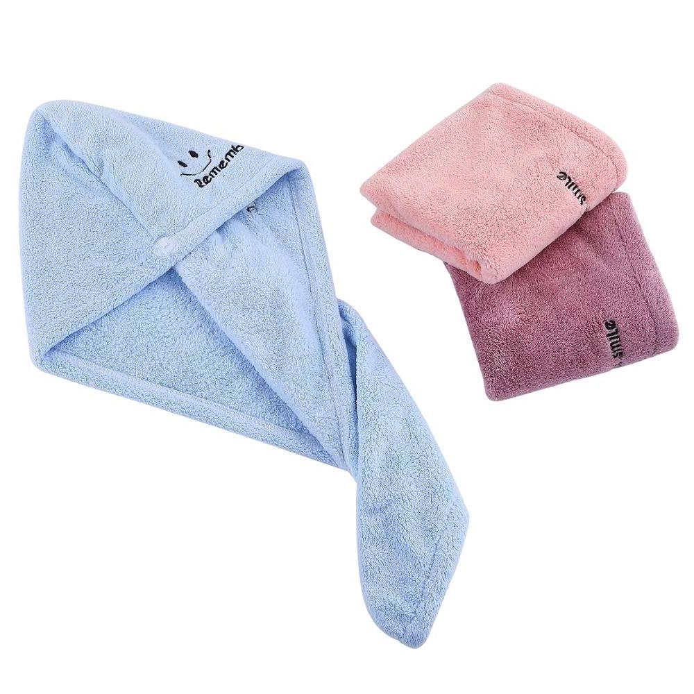 Hot Selling Absorbent Super Soft Woman Hair Towel Drying Salon Hair Wrap Turban Towels