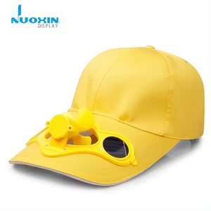 Wholesale Custom Logo  Baseball Cap Solar Powered Fan Hat Sun Visor Hat With  Mulit Color