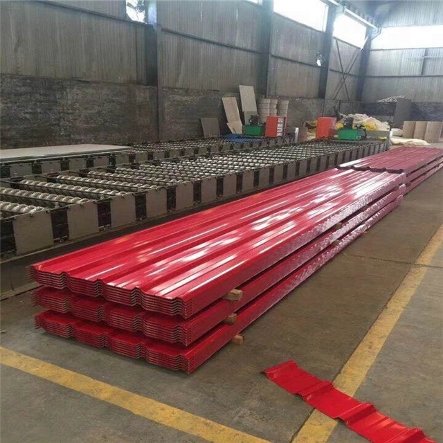 High quality galvanized colour coated corrugated steel roofing sheet metal tin roofing prices low slope roofing