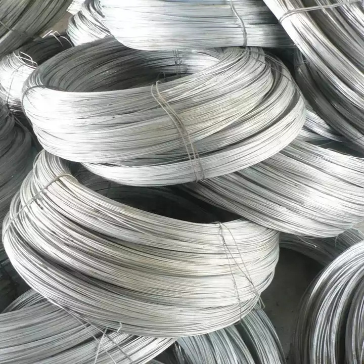 NANXIANG gi tire wire number 16 roll steel 1.5mm galvanized pulp baling wire