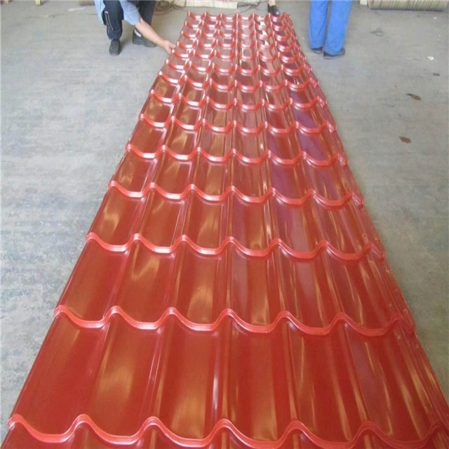 High quality galvanized colour coated corrugated steel roofing sheet metal tin roofing prices low slope roofing