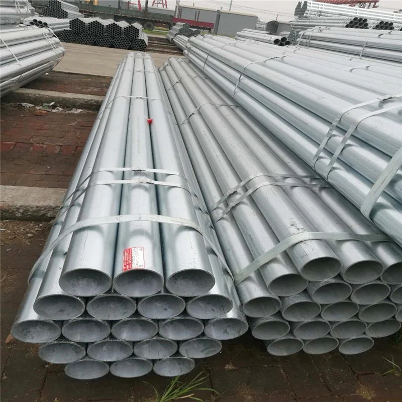 Customized Galvanized belt Steel Pipe 4 Inch 6 Meter Gi Steel Round Tube For Agriculture