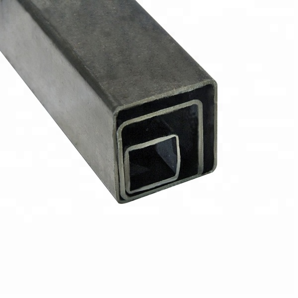 Black iron steel square tube 23mm seamless steel pipe tube