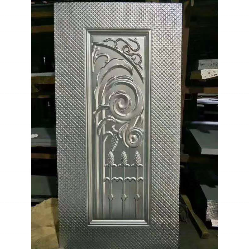 embossed pvc steel door sheet design sheet metal door steel laminated primer door skin interior