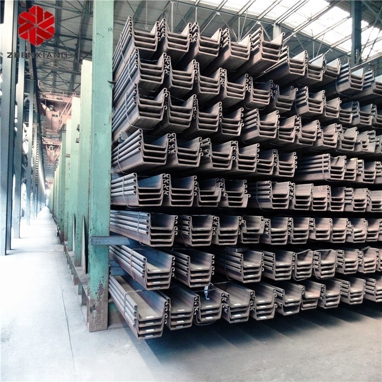 Jinxi vinyl sheet pile cost hot rolled concrete u shaped steel piles to Korea