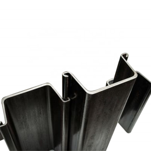 Jinxi vinyl sheet pile cost hot rolled concrete u shaped steel piles to Korea