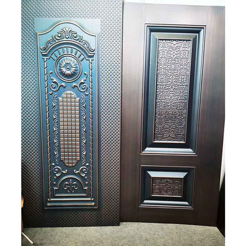 embossed pvc steel door sheet design sheet metal door steel laminated primer door skin interior