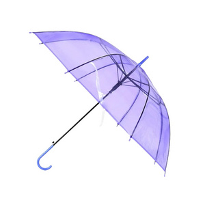 Custom Color Wedding Windproof Women Men Children Clear Dome Japanese Kids Sun Rain Transparent Umbrella for Children