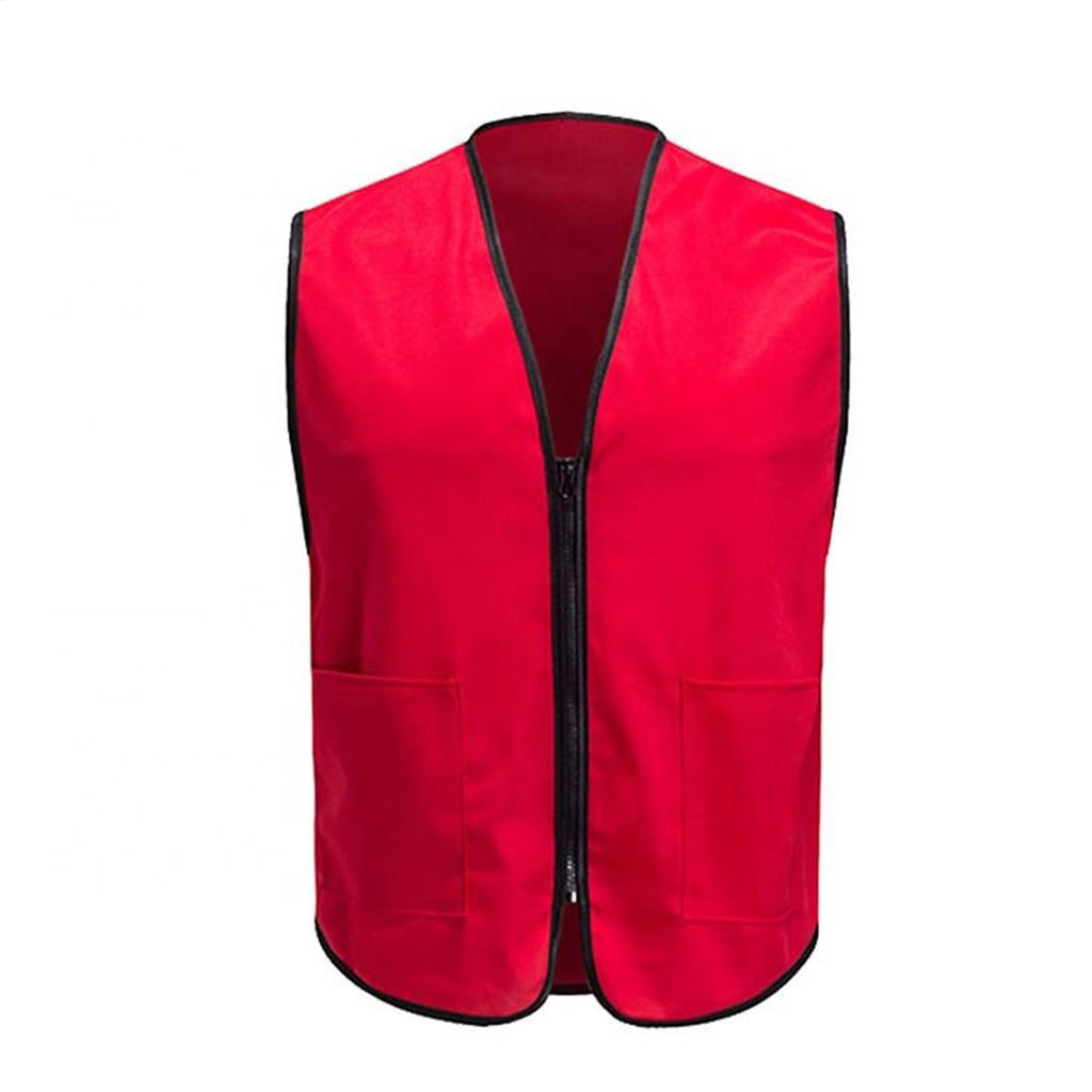 High quality customized breathable barber demonstration work utility vest for parade