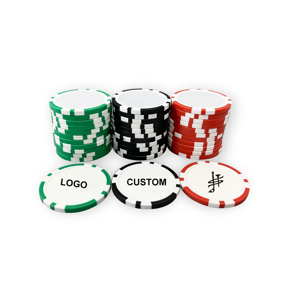 NX Wholesale Custom Logo Printing Professional Clay Poker Chip Custom Ceramic Poker Chips With Custom Logo