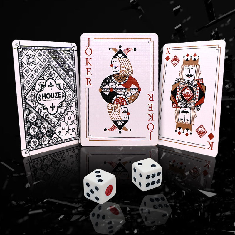 Wholesale Printed Logo Custom Professional Poker Novelty Playing Cards