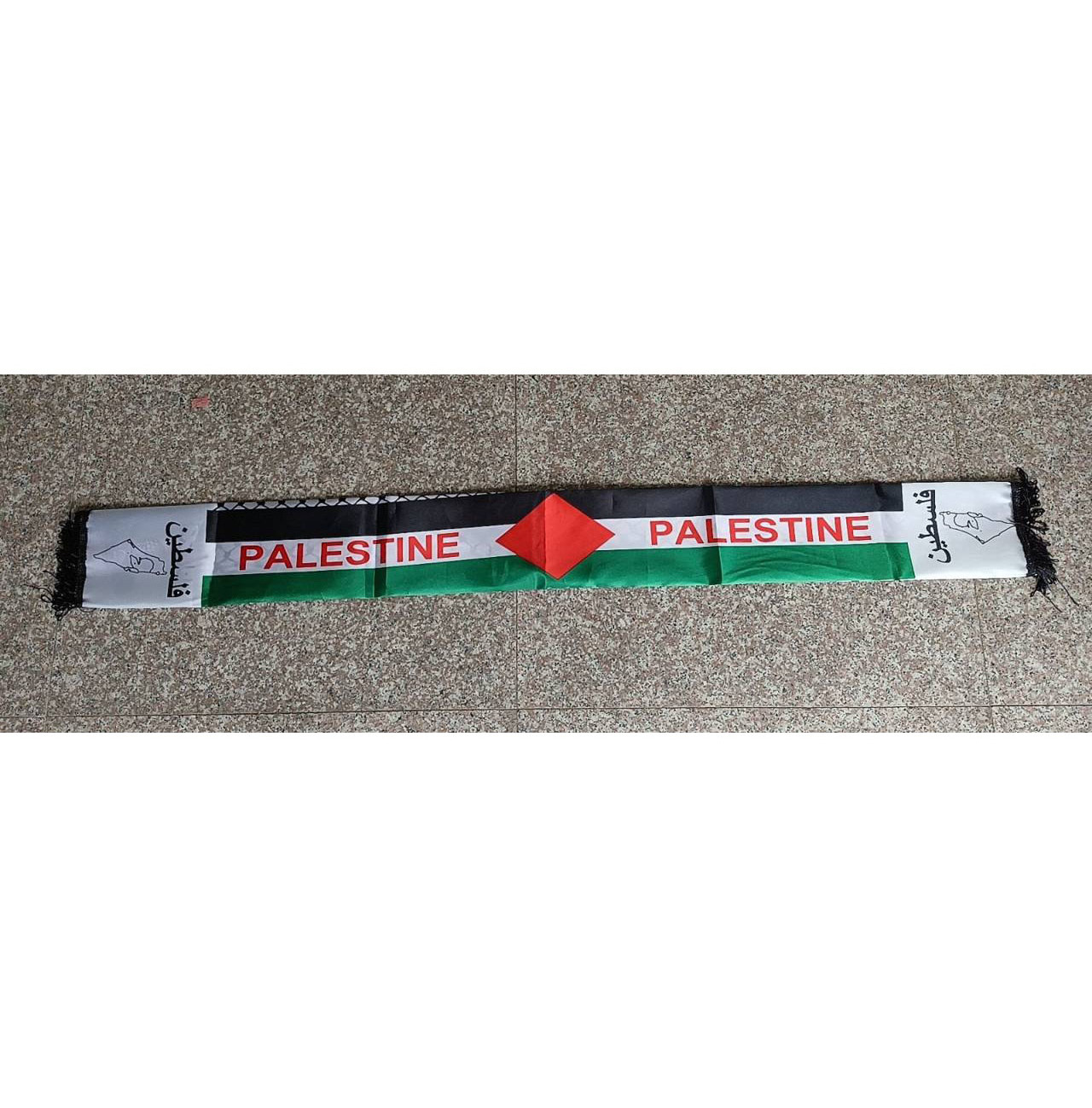 Hot Selling Fabric Bracelet Palestinian Scarf White And Black Arabian Original Arafat With Flag Keffiyeh Pakistan For Weddings