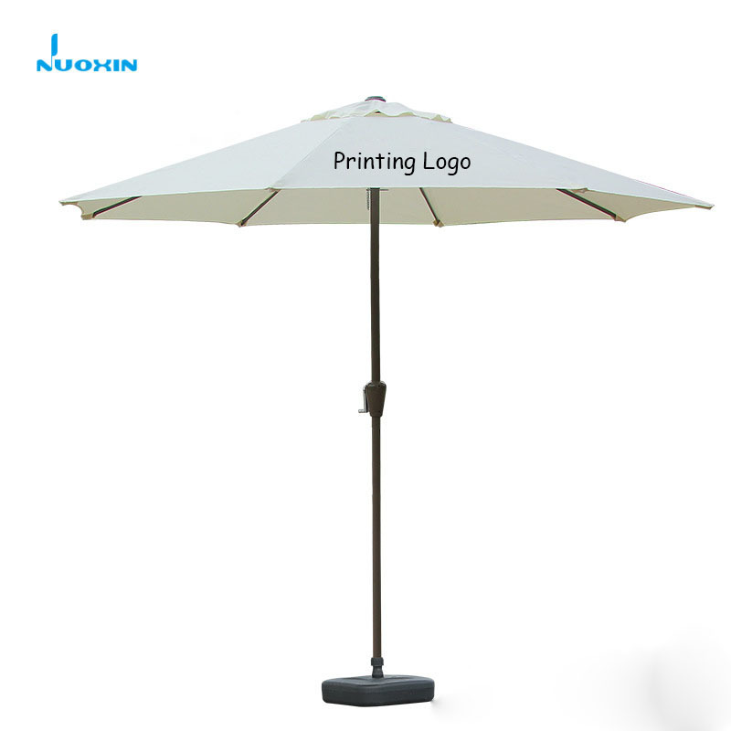 Outdoor High Quality Custom Sublimation Design Foldable Beach Umbrella Print Advertising Polyester For Promotion List