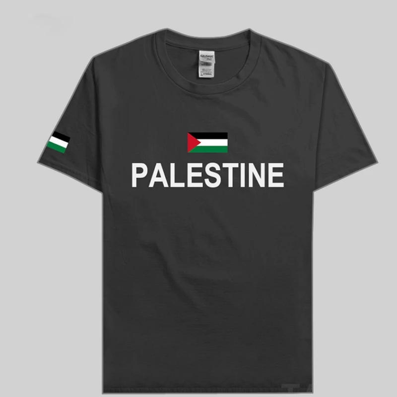 Promotion 100% Cotton Fabric Palestine Flag T Shirt Custom Logo Products Shirt For Men And Women