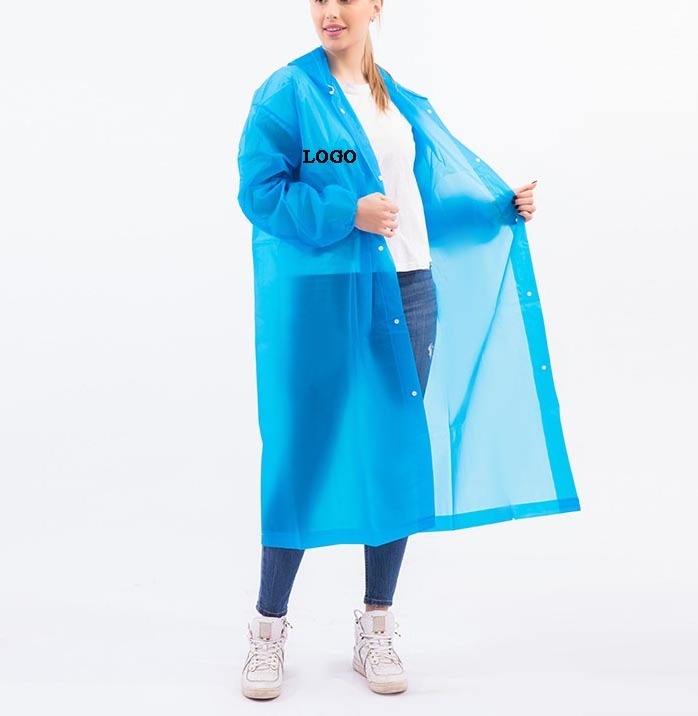 Cheap Outdoor Adult Non-Disposable Poncho Rain Coat Waterproof For Men And Women Plastic Eva Raincoats Suit Gear Rain Coat