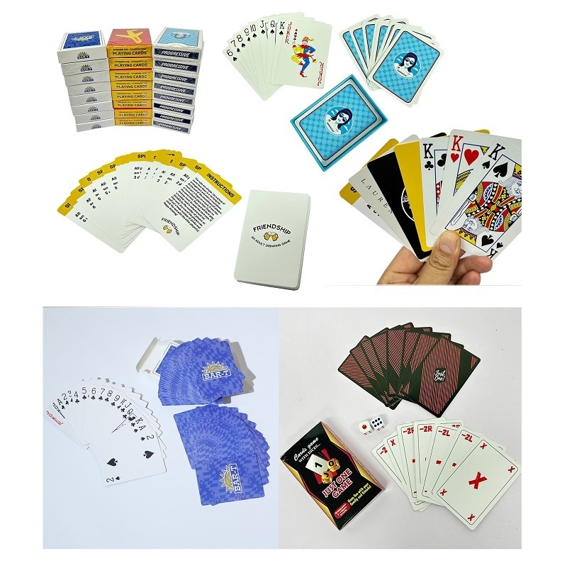 Nuoxin Factory Wholesale High Quality Custom Logo Printing Custom Poker Cards Poker Game Cards for Playing