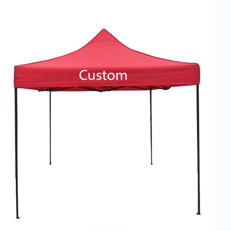 Outdoor Custom Easy Folding Pop Up Heavy Duty Instant Aluminum Shelter Red Trade Show Canopy Tent 10*10 With Sidewalls