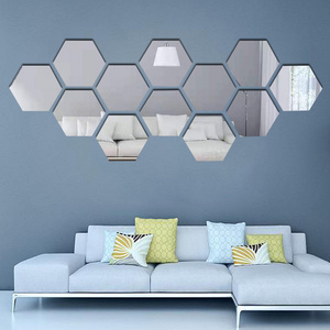 Factory Wholesale Custom wall stickers 3d home decoration acrylic mirror sheets