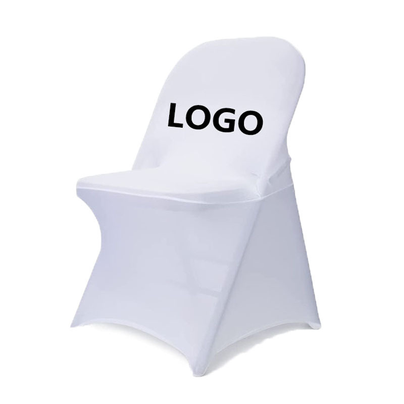 Nuoxin Factory Custom High Quality White Spandex Universal Stretch Washable Chair Slipcovers Protector For Wedding Celebration