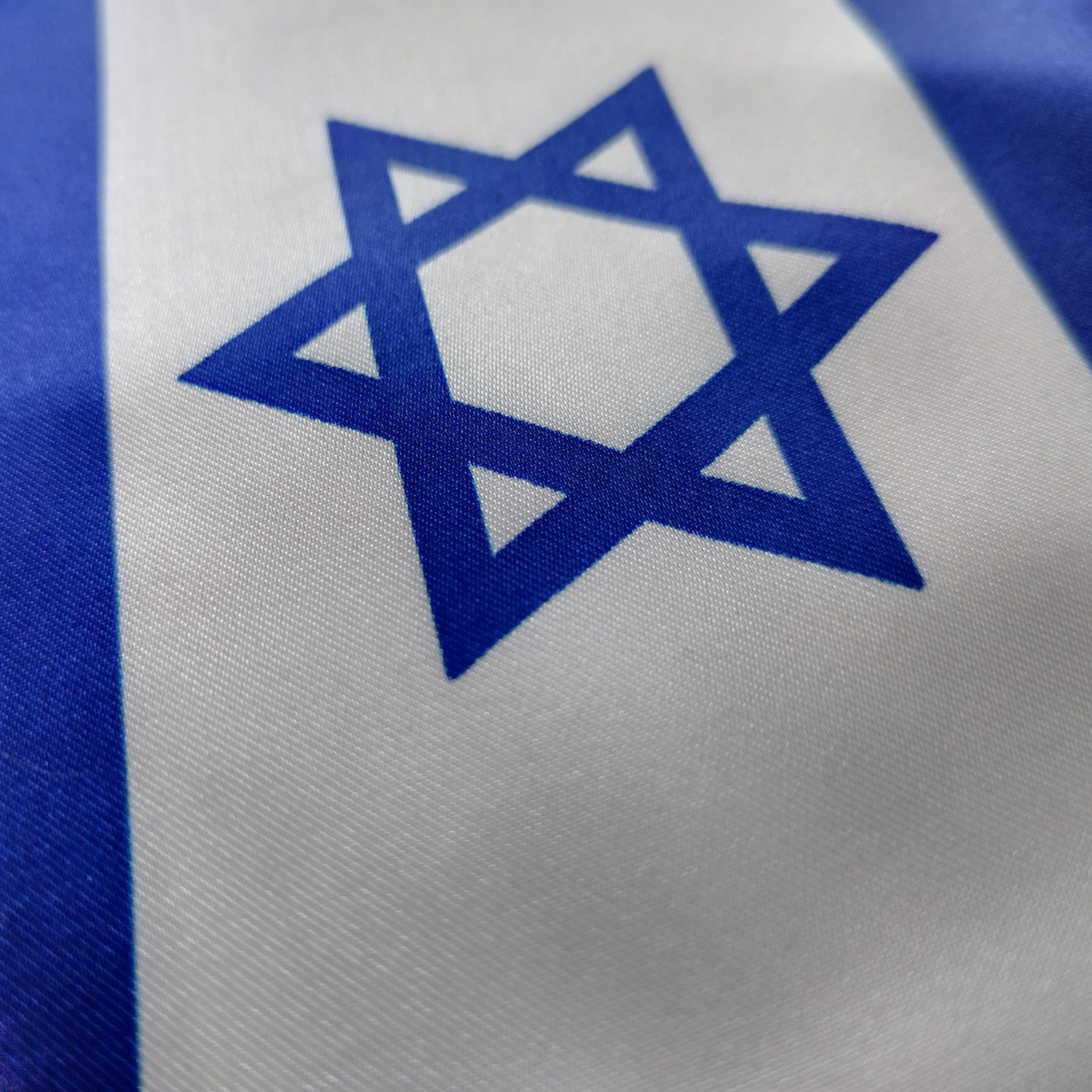 Nuoxin Hot Sale Custom Satin Scarf 15*145 Cm Israel Scarf 100% Polyester Country Flag Scarf