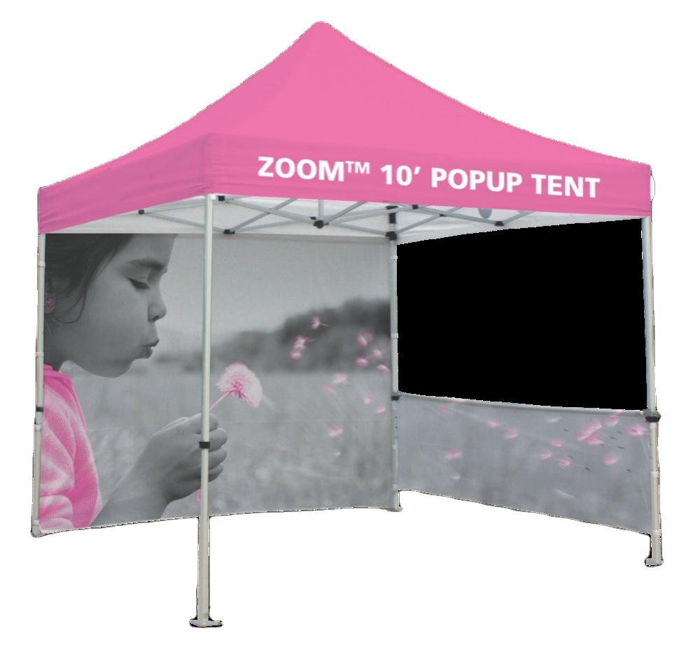 custom canopy tents 10 x 10 Outdoor Steel / Aluminum Folding Pop Up Advertising Trade Show Event Tent