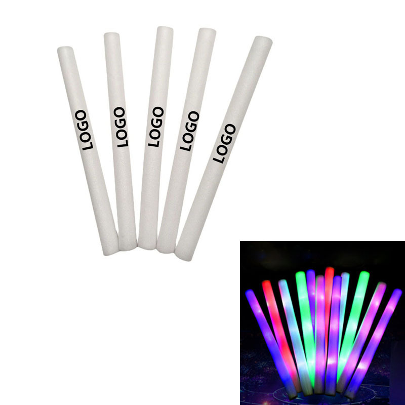 Custom Colorful 3 Models Change Flashing Foam Led Glowing Sticks Cheer Props Concert Light Sticks For Party Accessories