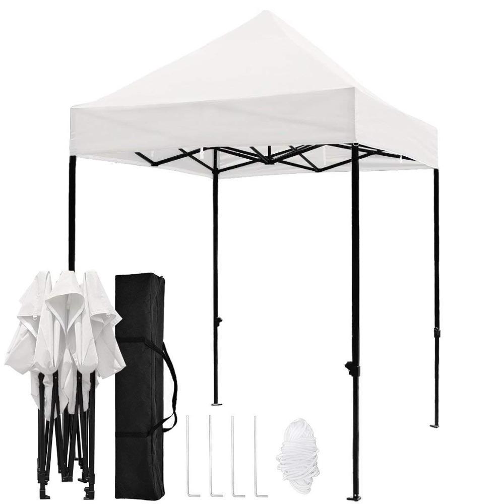 Outdoor durable waterproof iron pole cheapest price small size 1.5x1.5m gazebo tent/5x5 canopy tent/black