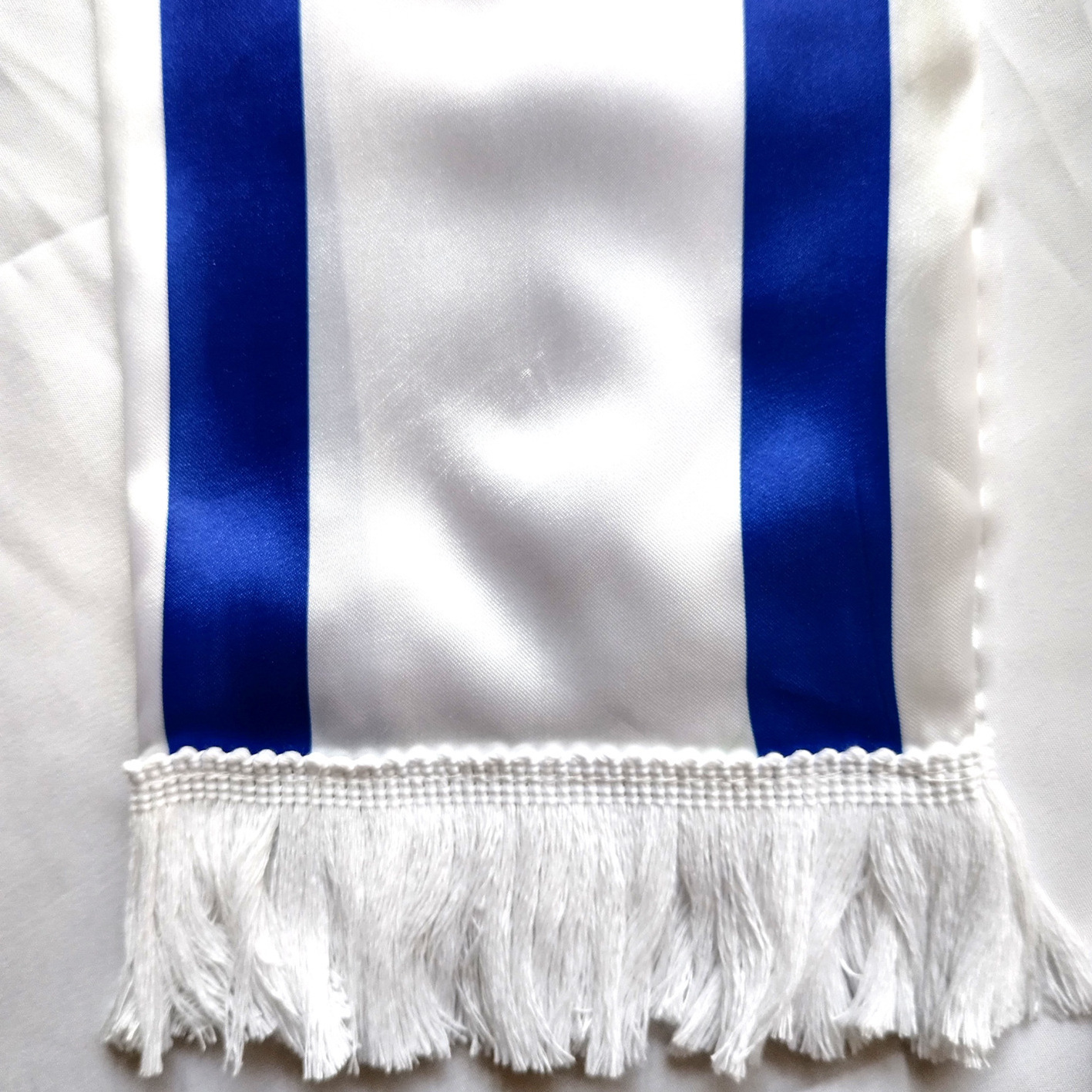 Nuoxin Hot Sale Custom Satin Scarf 15*145 Cm Israel Scarf 100% Polyester Country Flag Scarf