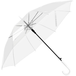 Automatic Umbrella Manufacturers Wholesale Japanese Small Fresh Umbrella Print Logo Long Handle Transparent Umbrella For Women