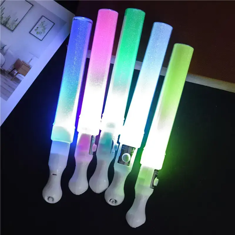 Factory Made Luminous Rod Fluorescent Stick Concert Cheering LED Light Stick With Logo Printing