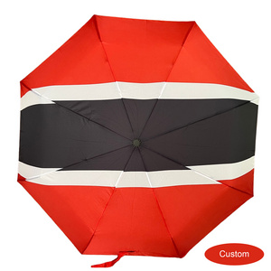 Custom Promotional Rain Umbrellas Cheap Novelty 3 Fold Umbrella With Logo Printing