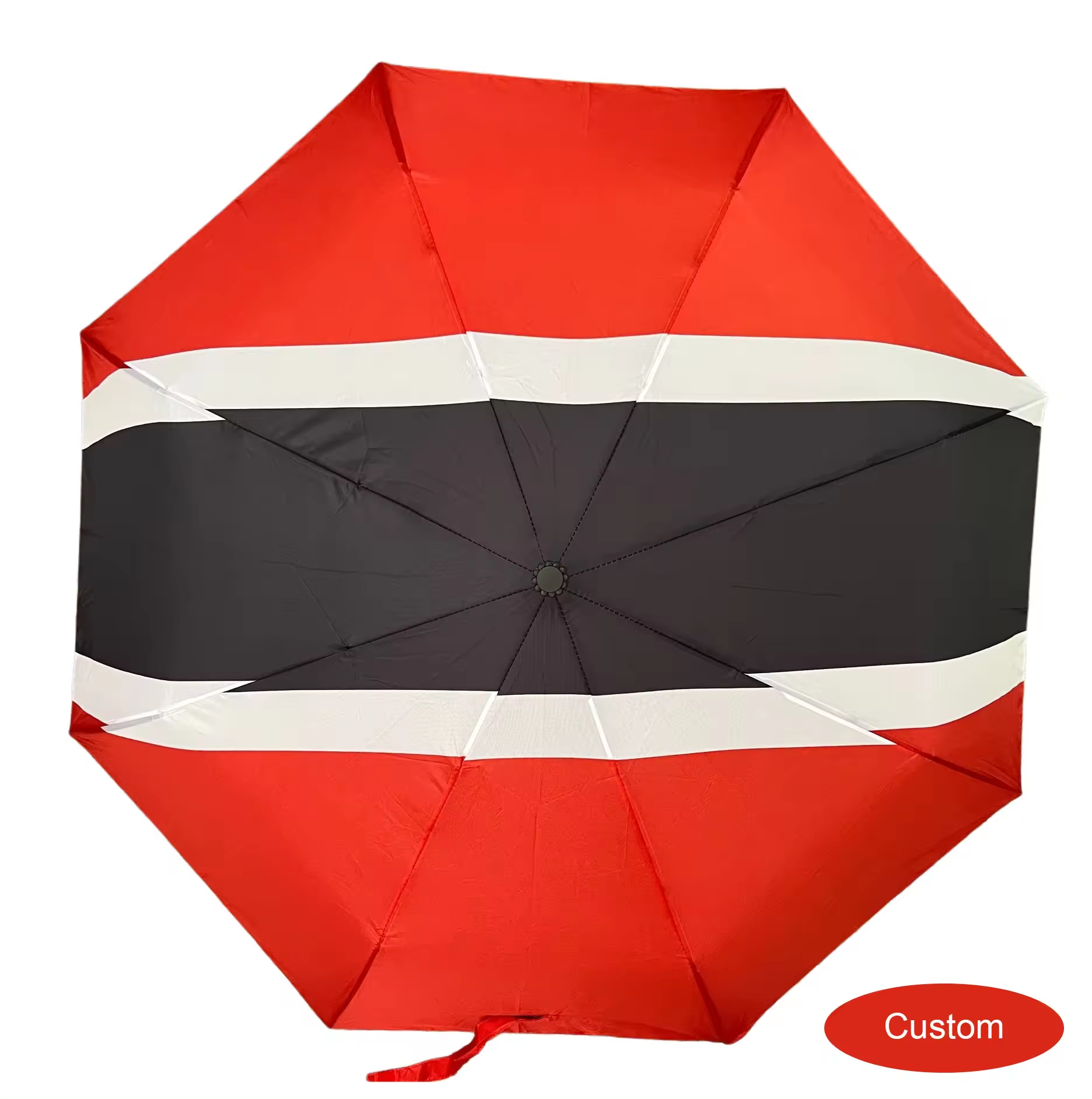 Wholesale High Quality  Rain Umbrella Country Flag Pattern Folding Umbrella for Outdoor Rainy Supply