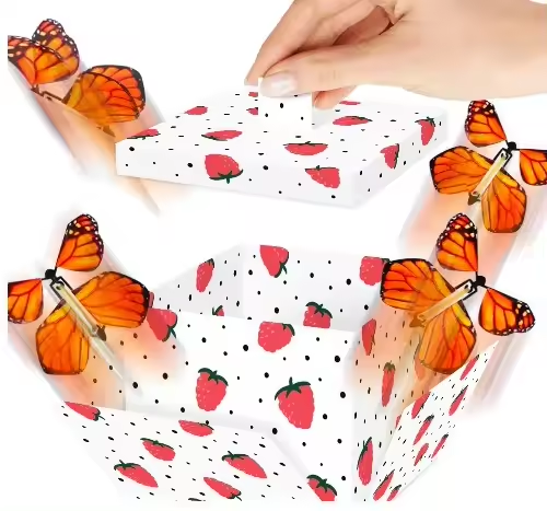 2024 Fashion Flying Butterfly Surprise Box Surprise Gift Box With Magic Butterfly for Promotion