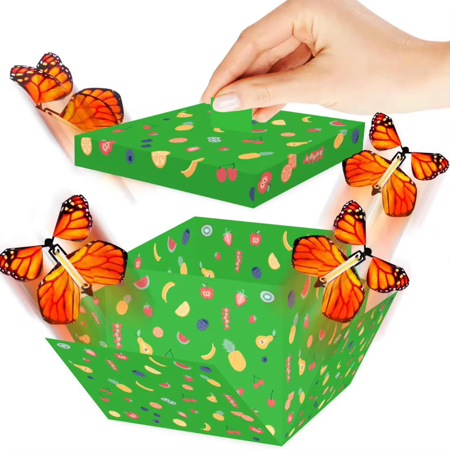 2024 Fashion Flying Butterfly Surprise Box Surprise Gift Box With Magic Butterfly for Promotion