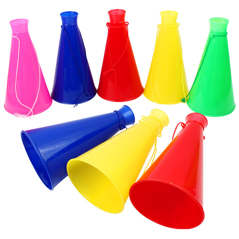 Football Matches Fan Megaphone Vuvuzela Horn Plastic Trumpets Toy For Sports Cheering