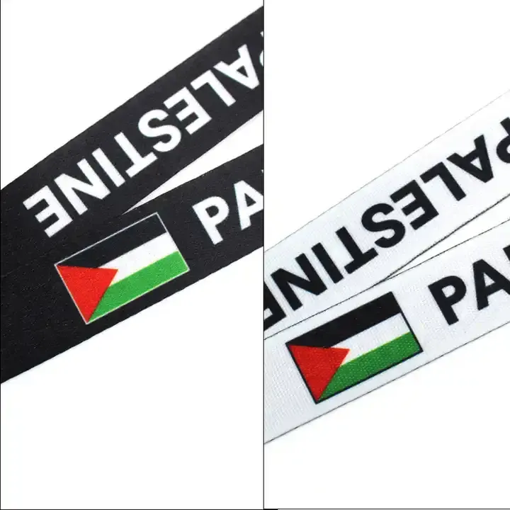 Palestine Products Custom Promotion Lanyard Palestine Keychain Palestinian Key Chains