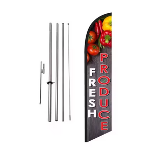 Wholesale Promotional Banners Beach Flag Feather Flags Teardrop Banner Stand