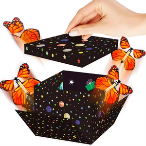 2024 Fashion Flying Butterfly Surprise Box Surprise Gift Box With Magic Butterfly for Promotion