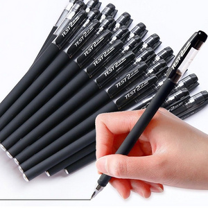 Manufacturer Wholesale Price Custom GP380 Frosted Carbon Neutral Gel Pen 0.5mm Business Office Signature Pen