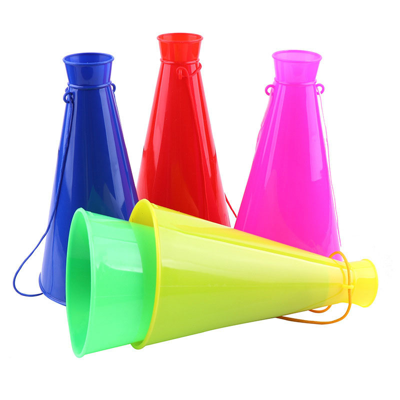 Football Matches Fan Megaphone Vuvuzela Horn Plastic Trumpets Toy For Sports Cheering