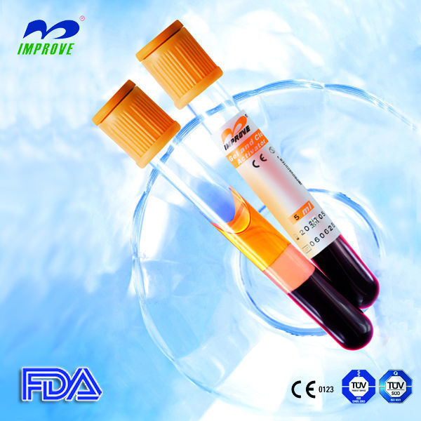 Gel & clot activator tube