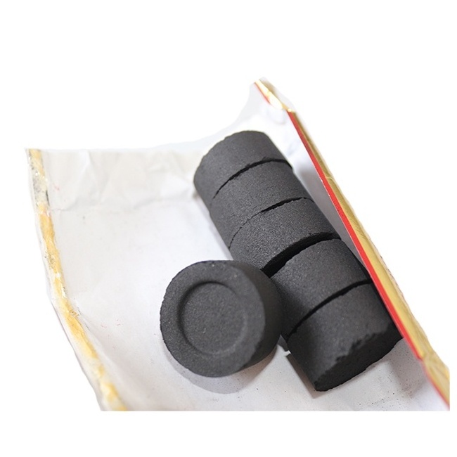 Wholesale 22mm  Church Charcoal Shisha Charcoal  Starlight Charcoal  Round Tablets for Hookah