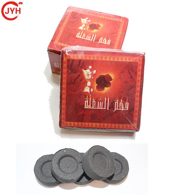 Popular shisha charcoal low price of 33mm instant light hookah charcoal charcoal for hookah