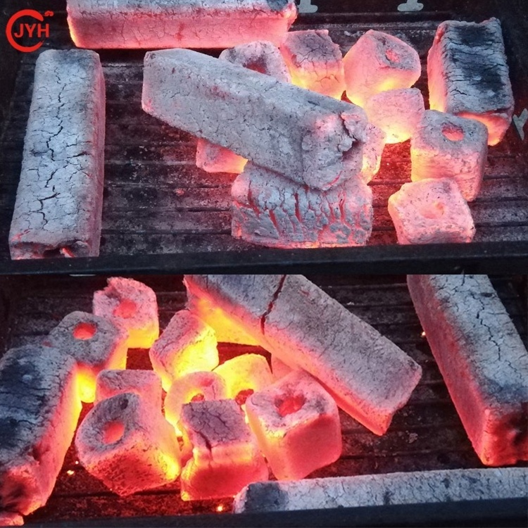 Long Burning Time White Ash Lump Sawdust Bamboo Charcoal for BBQ