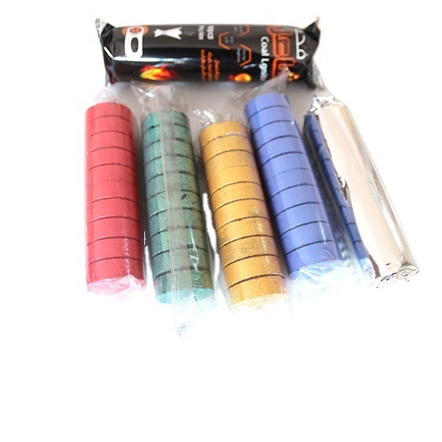 Wholesale 38mm fruit wood quick burning hookah charcoal for shisha