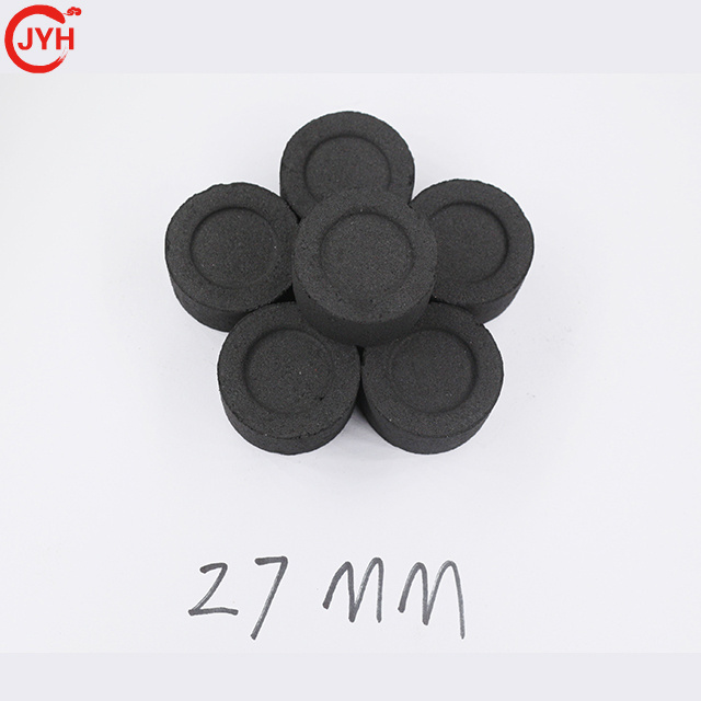 Hand made 22mm mini round electric shisha / incense burner charcoal disc price per ton of wood shisha charcoal briquette