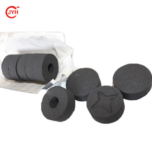 Hand made 22mm mini round electric shisha / incense burner charcoal disc price per ton of wood shisha charcoal briquette