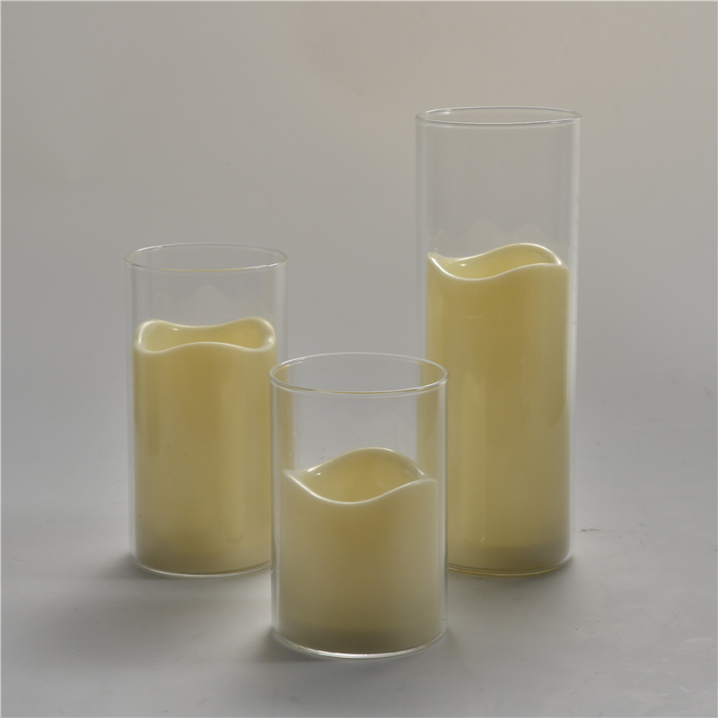 Best Quality Glass Scented Candle White Candle Container Holographic  Glass Custom Luxury Candle